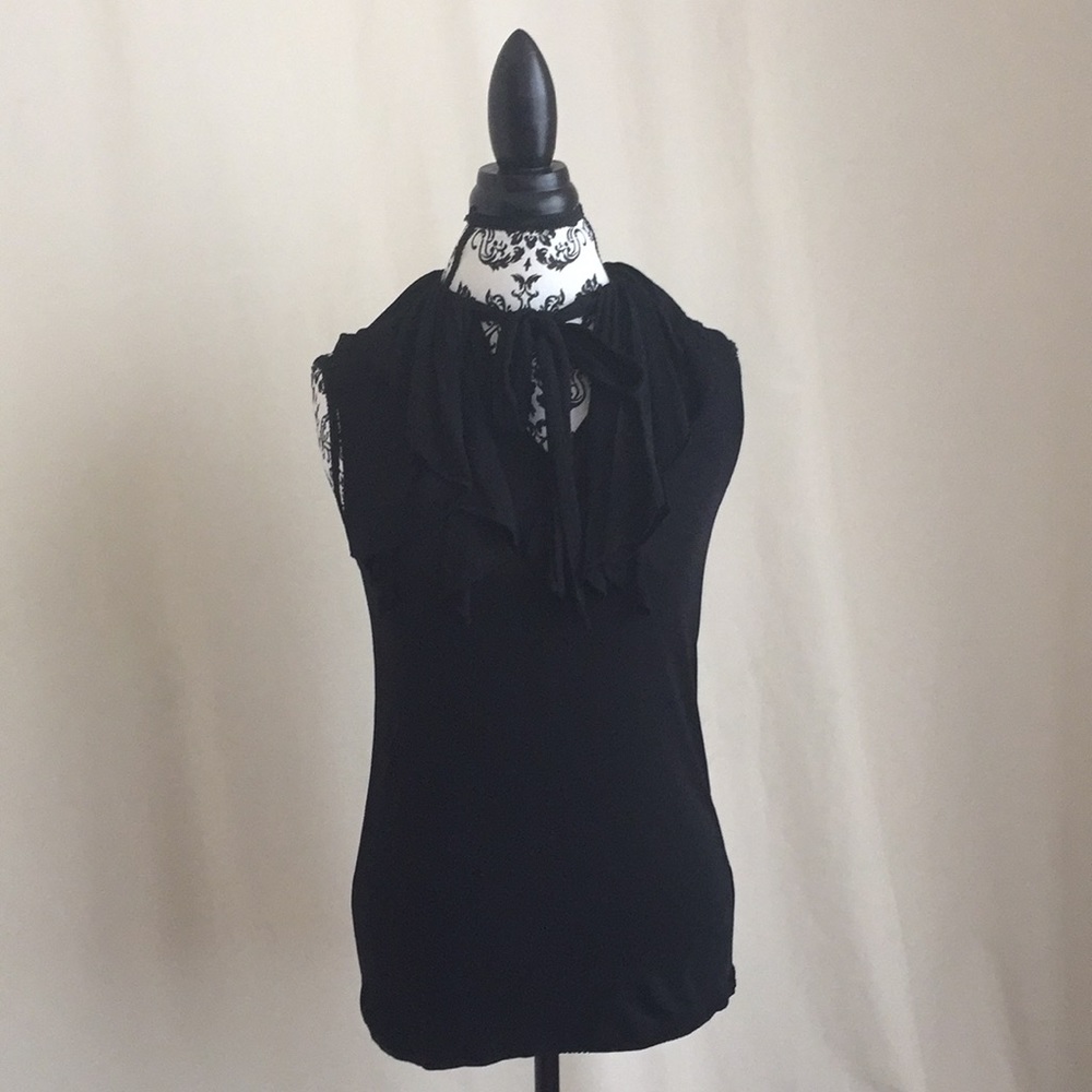 Banana Republic Black Sleeveless Top Size M